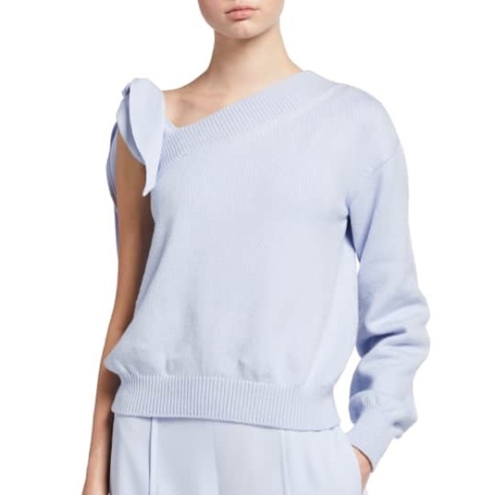 Adeam Sunset Shoulder-Tie Sweater